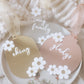 DAISY Personalised Christmas Ornaments (Round Shape)