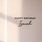 EITAN Personalised Backdrop Signage