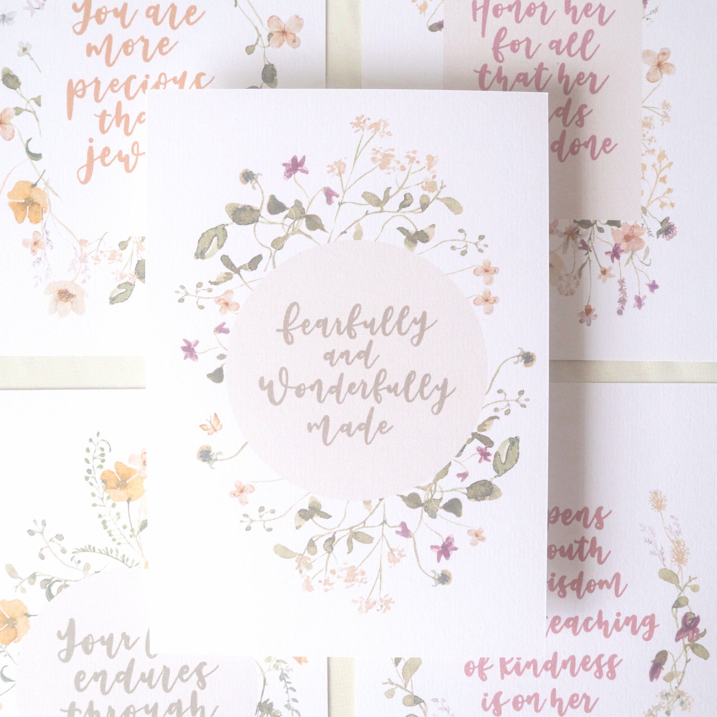 Wildflower Blessing Cards for Her (Mother's Day)