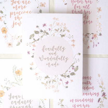 Wildflower Blessing Cards for Her (Mother's Day)