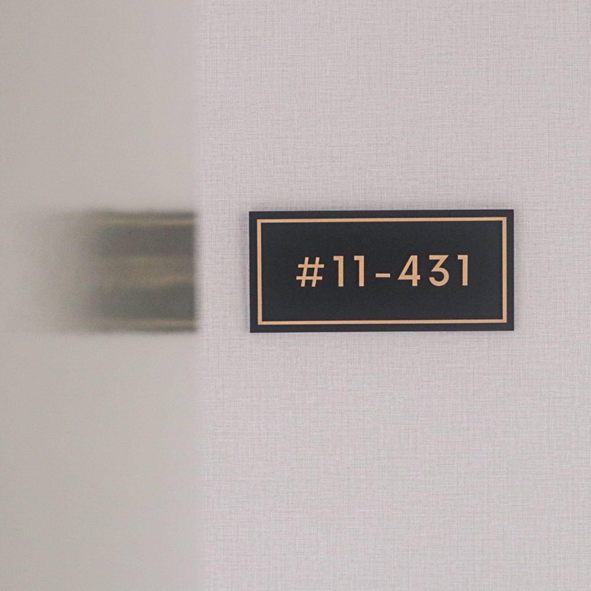 Customised Unit Number Signage | Home Decor Gifts | The Jomu Co Singapore