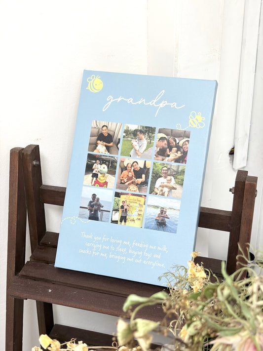 BUMBLE "All Our Adventure" Photo Collage Canvas