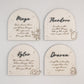 LITTLE LIGHT Baby Name Sign | 3D Acrylic Name