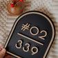 CHLOE Unit Number Sign