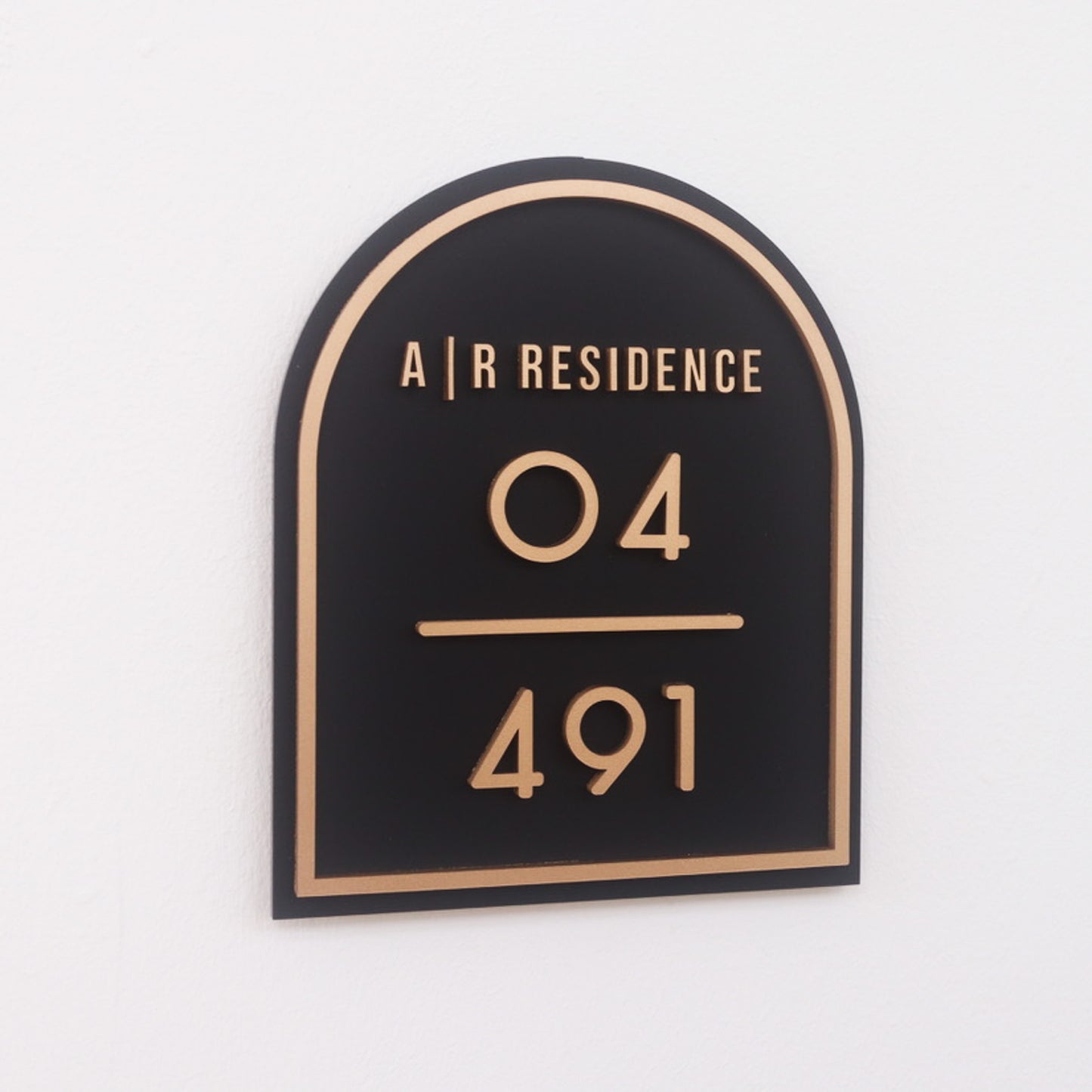Customised Unit Number Sign | Home Decor & Signs | The Jomu Co Singapore