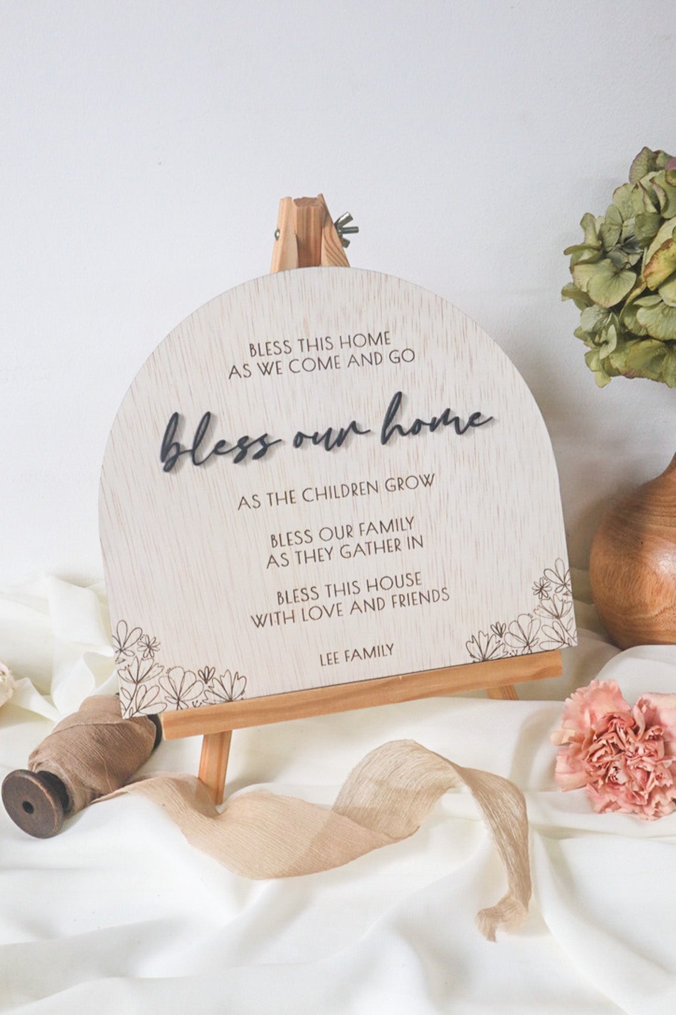 Botanics Home Blessing Sign (Arch)