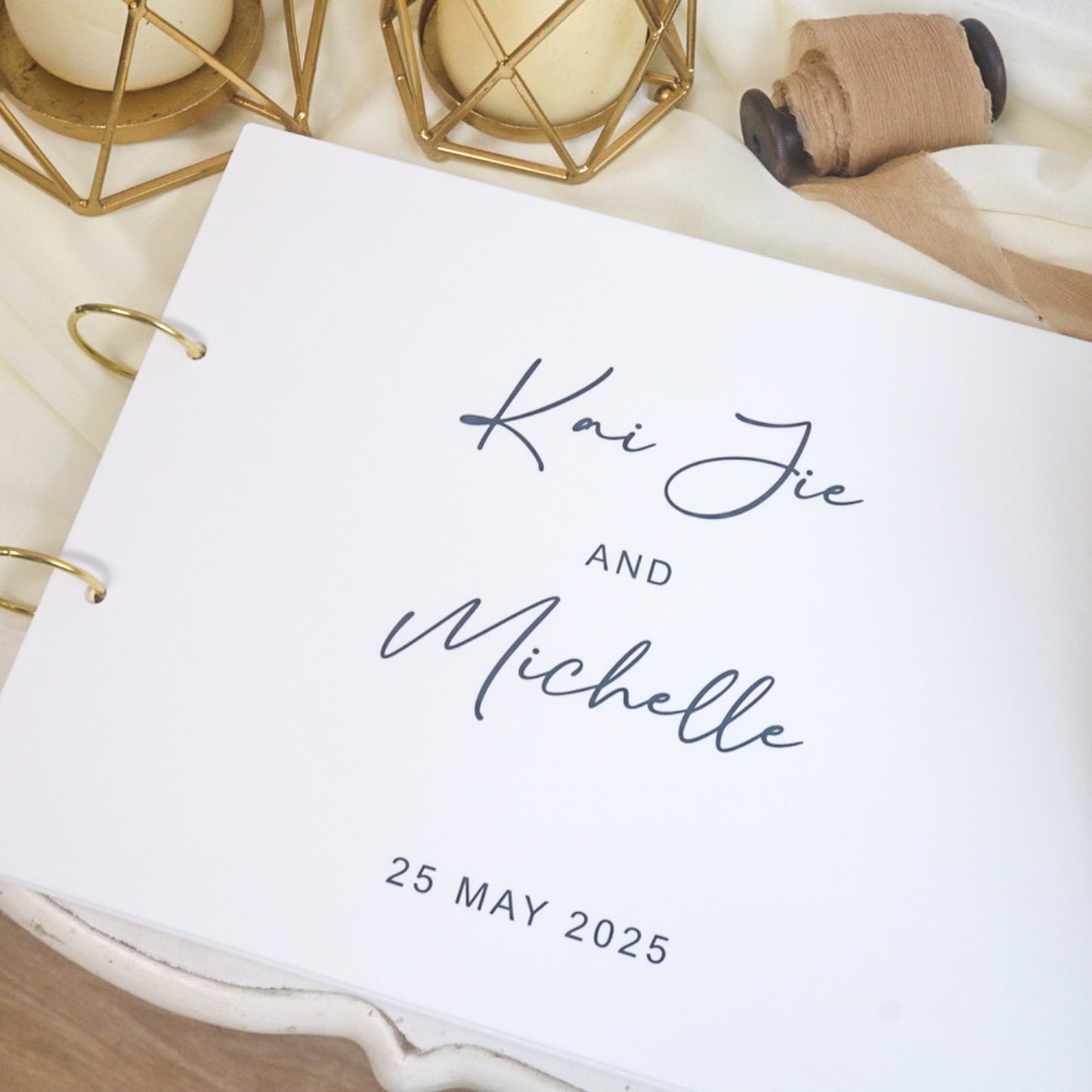 ELSIE Wedding Guestbook (Acrylic) - A4