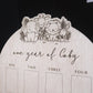 SAFARI Personalised Baby One Year Milestone Photo Board