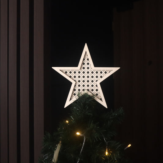 BOHO CHIC Personalised Christmas Tree Topper