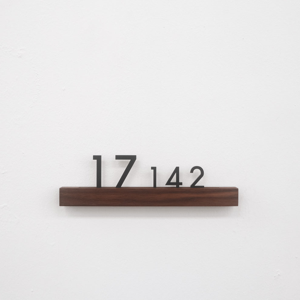 Customised Unit Number Sign | Home Decor Signs | The Jomu Co Singapore
