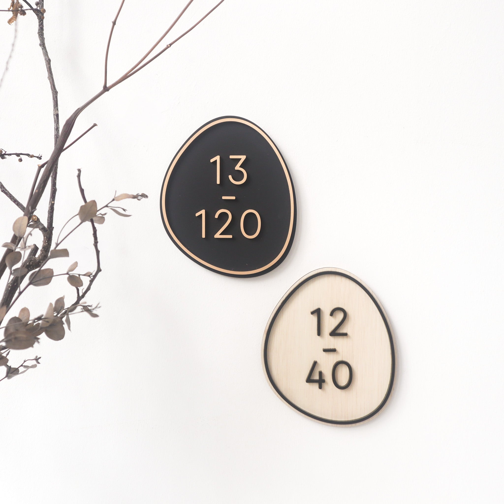 Modern Unit Number Signage | Customised Unit Signs | The Jomu Co Singapore