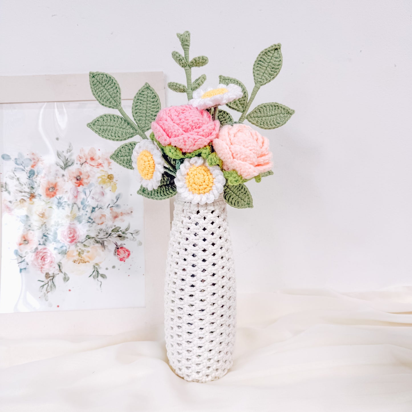 LIORA Macrame Posy Jar
