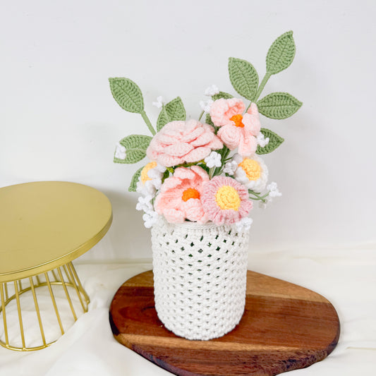 ELIA Macrame Posy Jar