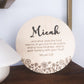 Wildflower Personalised Name Sign