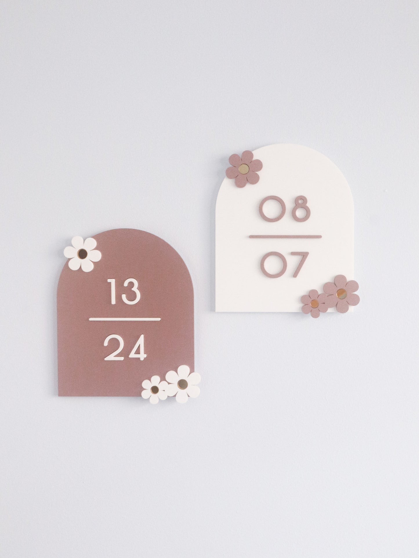 DAISY Unit Number Sign (Arch Shape)