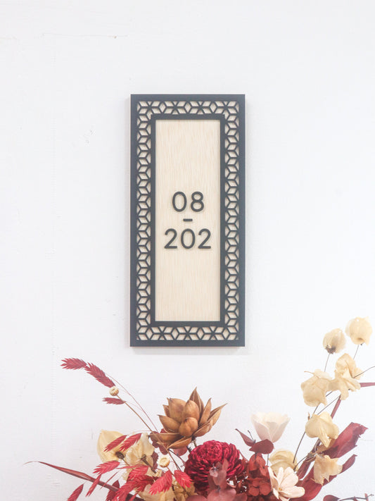 HERITAGE Unit Number Sign