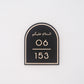 CHLOE Unit Number Sign (with 3D small text)