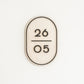 ADELE Unit Number Sign (with border)