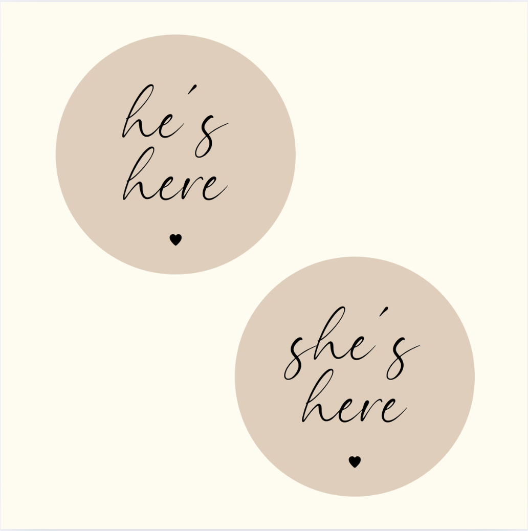 Baby Birth Announcement Wood Sign | Heart