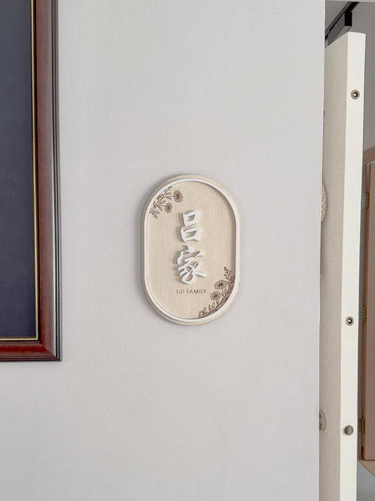 WILDBLOOM Family Surname Sign