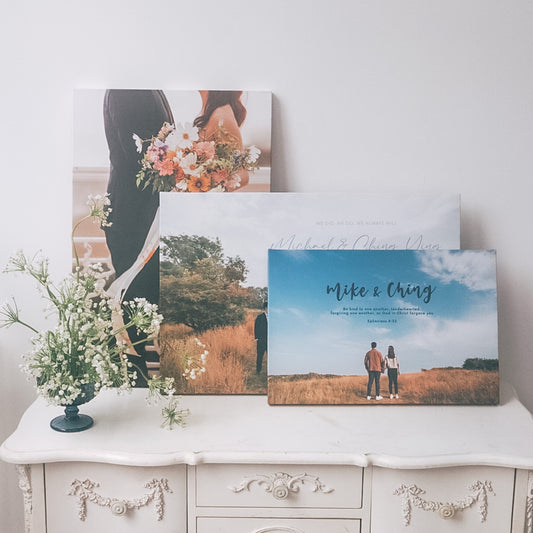 Wedding Photo Canvas (Photo by Knotties Frame)