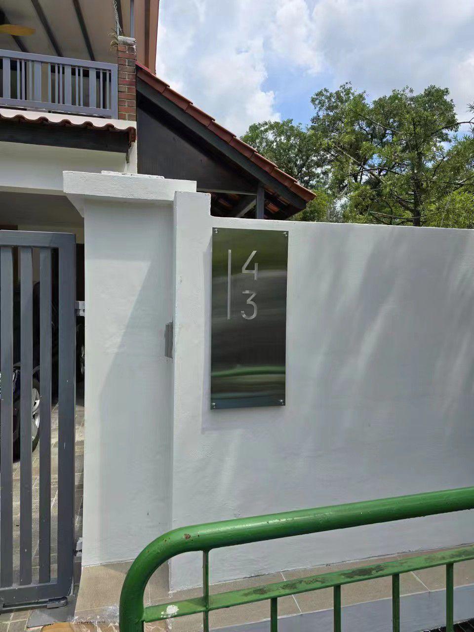 Stainless Steel Unit Number Signage | Customised Unit Signs | The Jomu ...
