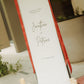 CASPAR Fabric Wedding Welcome Banner Signage