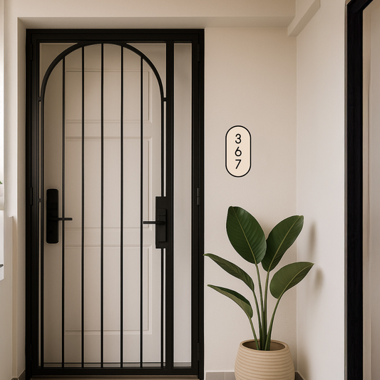 BEAN Customised Unit Number Sign