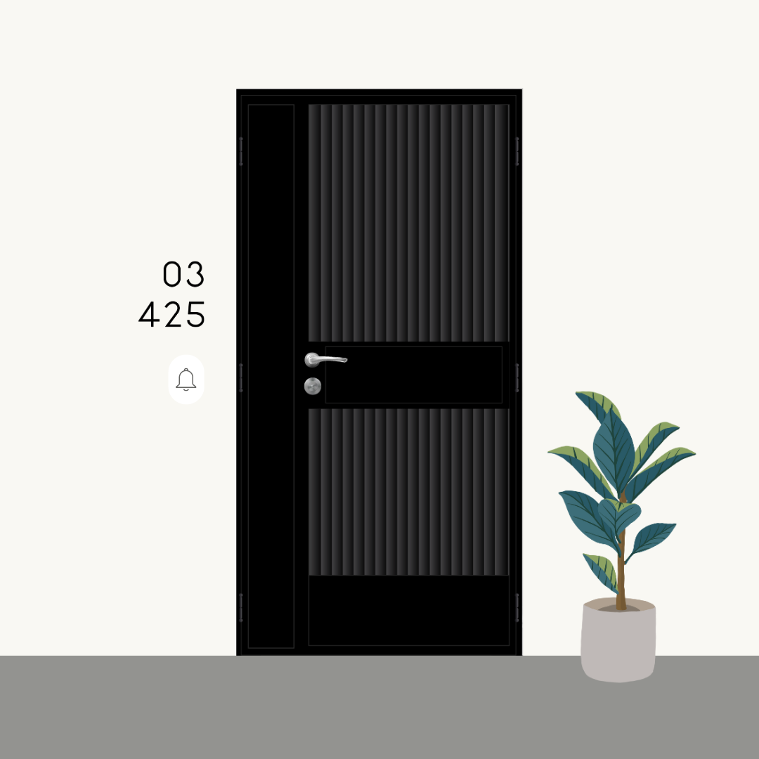Customised Metal Gate Unit Number Signs | Home Signs | The Jomu Co ...