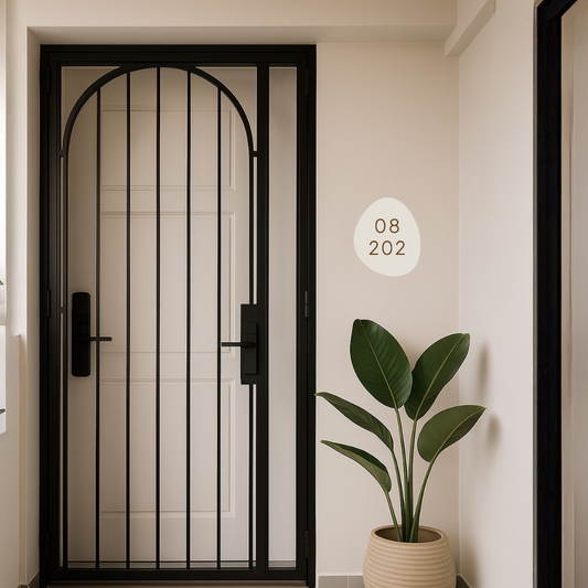 LATTE Customised Unit Number Sign