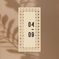 BOHO Rattan Unit Number Sign (Vertical)