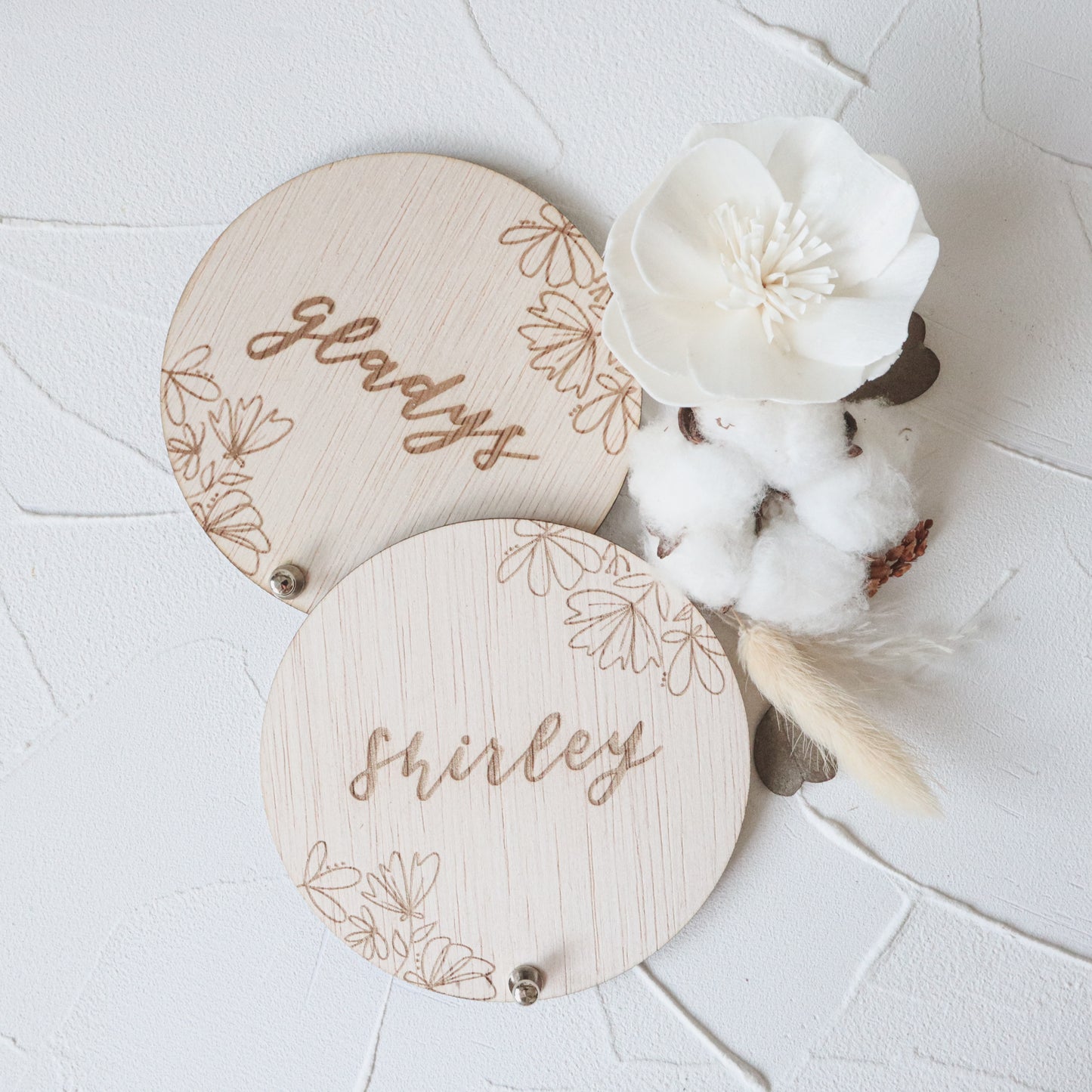 Personalised Mask / Key Hanger (Botanics Design)