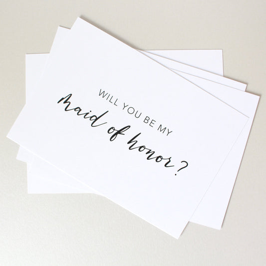 Will You Be My Maid of Honor? Card