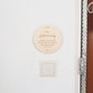 Delivery Door Notice Signage (Round)