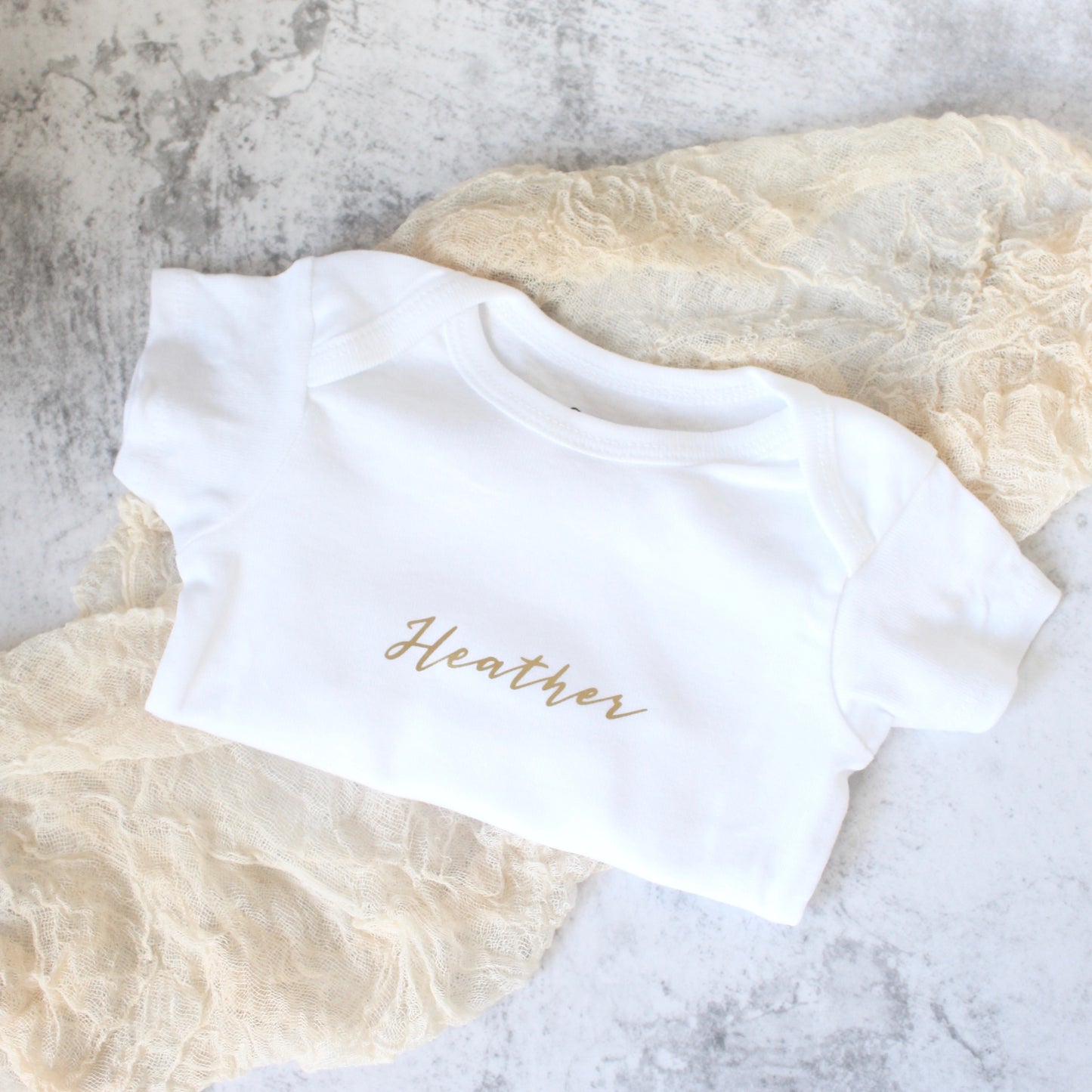 Calligraphy Baby Onesie