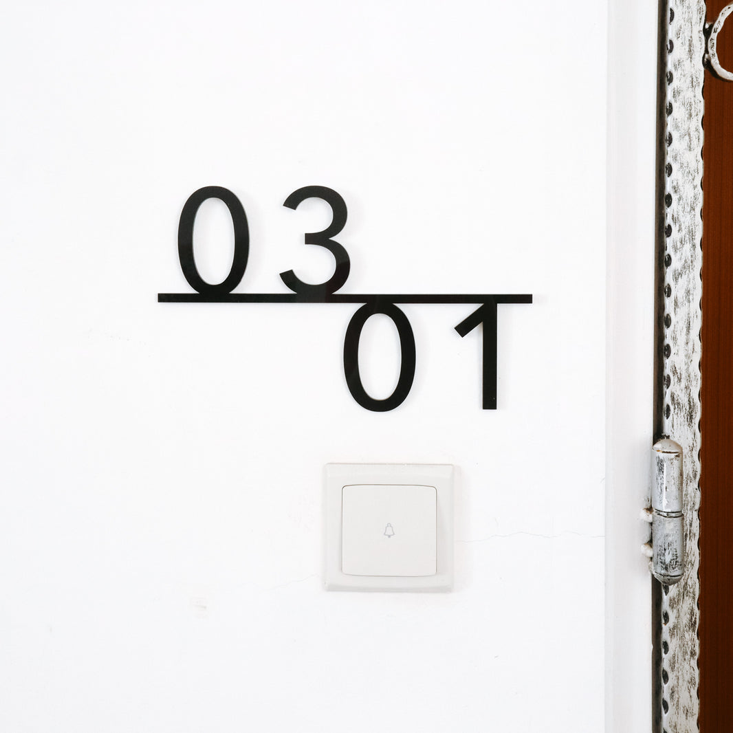 Custom Unit Number Signages | Personalised Home Signs | The Jomu Co ...
