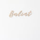 Calligraphy Name Signage