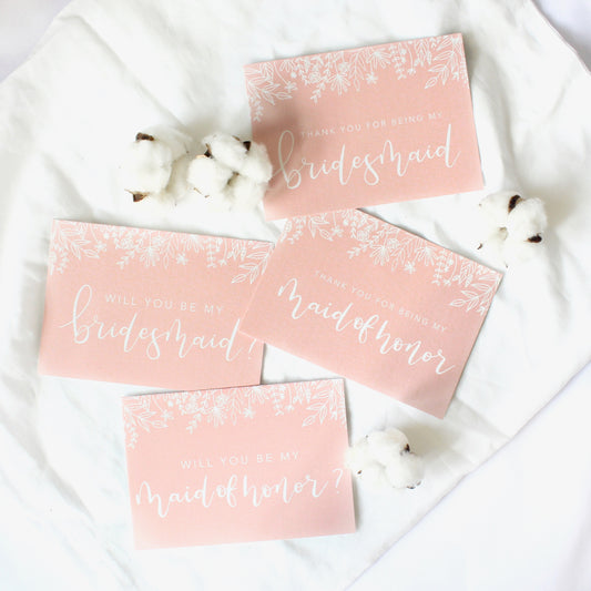 Bridesmaids / Maid-of-Honor Card
