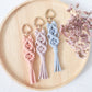 NOELLE Sweetheart Macrame Keychain