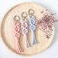 NOELLE Sweetheart Macrame Keychain