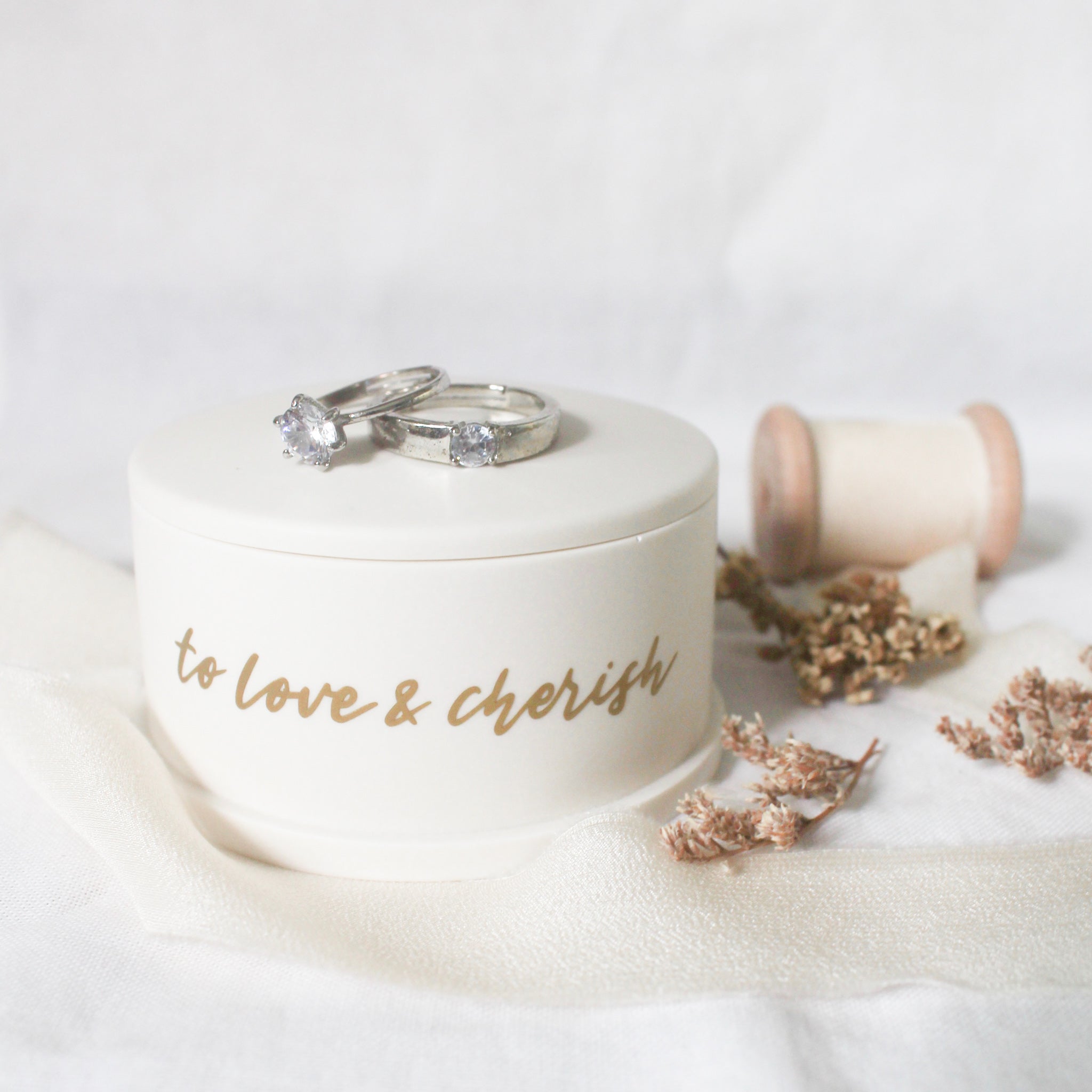 Custom Engraved Glass Wedding Ring Box – WeddingStory Shop