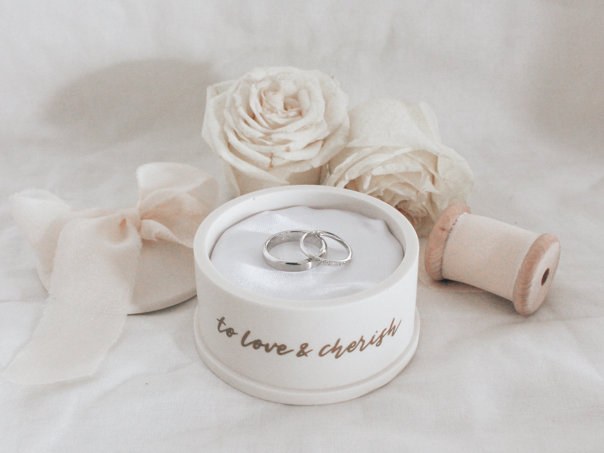 Personalized Wedding Ring Holder | Bach Bride
