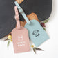 Personalised Luggage Tags - 7 colours