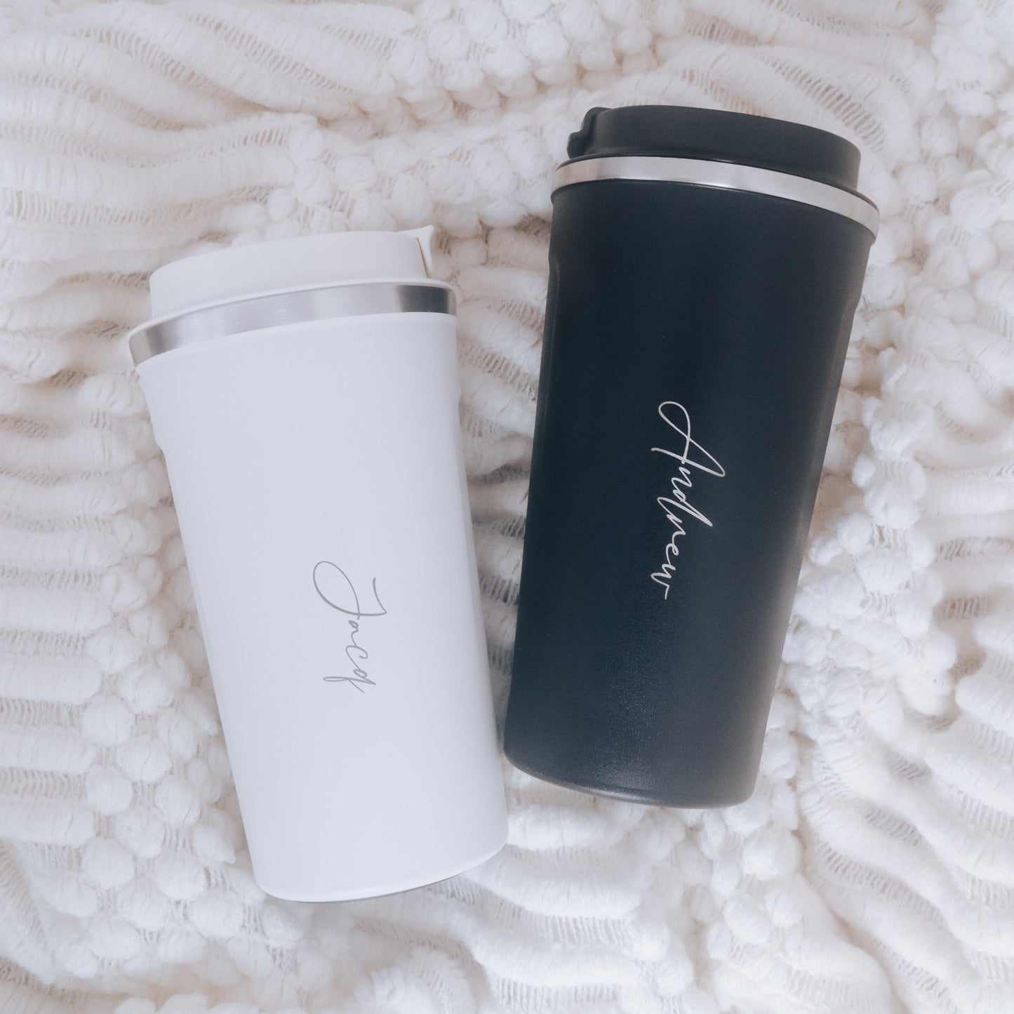 ALEXIS Personalised Travel Tumblers (Engraved) - 4 colours