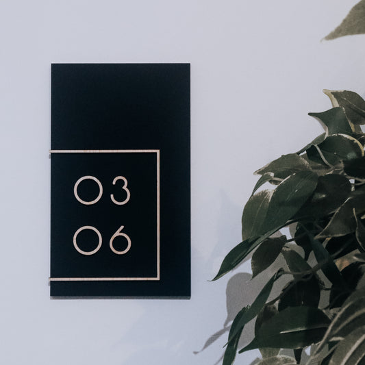GLATES Unit Number Sign