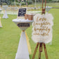 Acrylic Wedding Sign (Semi-Custom) - love, laughter and happily ever after