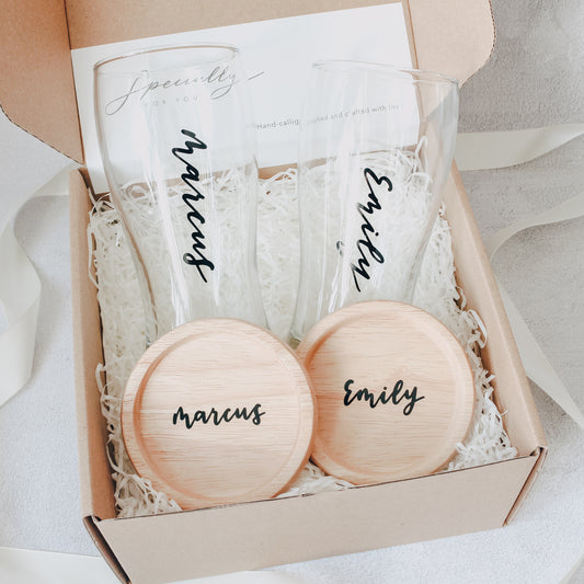 BEER HAPPY Gift Set (with coasters)