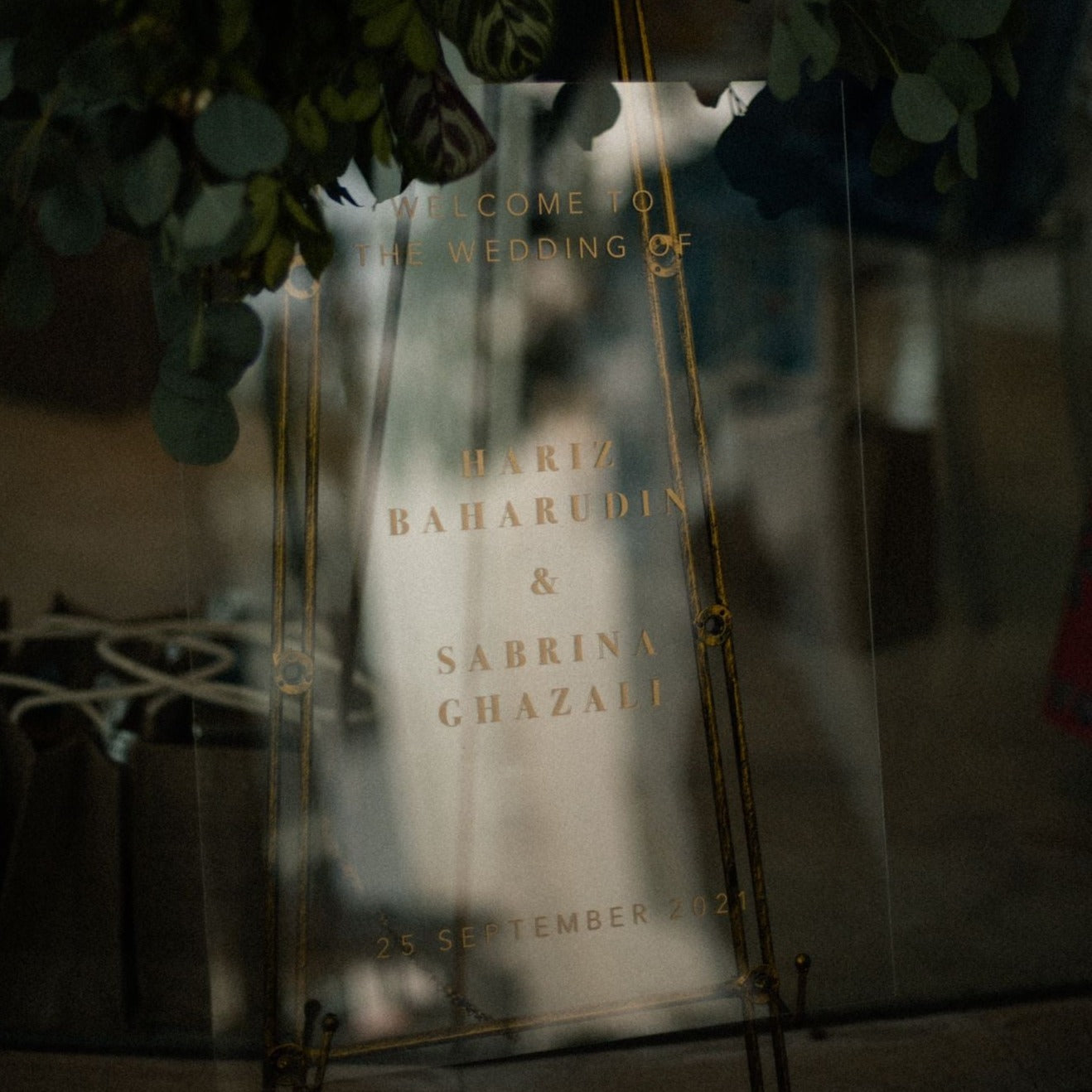 LARA Wedding Welcome Sign (Semi-Custom)